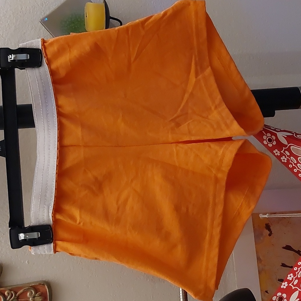 Light orange soffe classic shorts